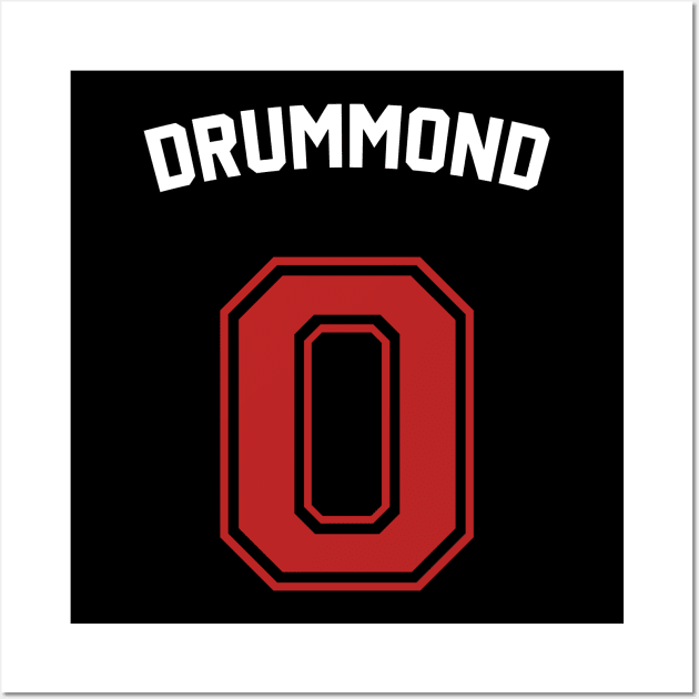 Andre Drummond Jersey Wall Art by Cabello's